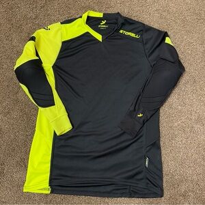 Storelli Goalkeeper Jersey Mens Small Padded Soccer Long Sleeve Shirt Keeper